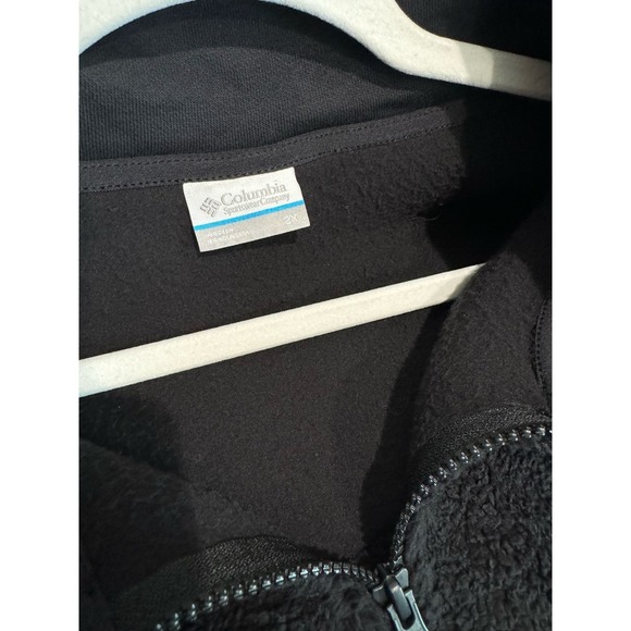 NWT Columbia Trek Hybrid Sherpa 1/2 Zip Women's Size 2XL Black - Picture 11 of 14